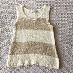 Ann Taylor LOFT knitted tank top